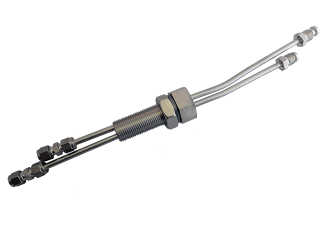 1/4" dual water feedthrough