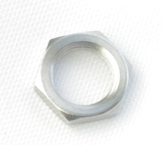 British Parallel Pipe Nut 1/8-28, Stainless Steel