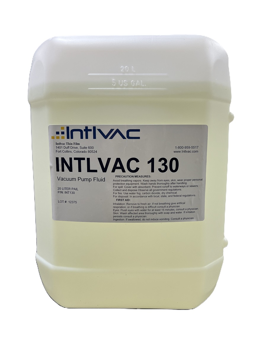 Intlvac 130 Pump Fluid
